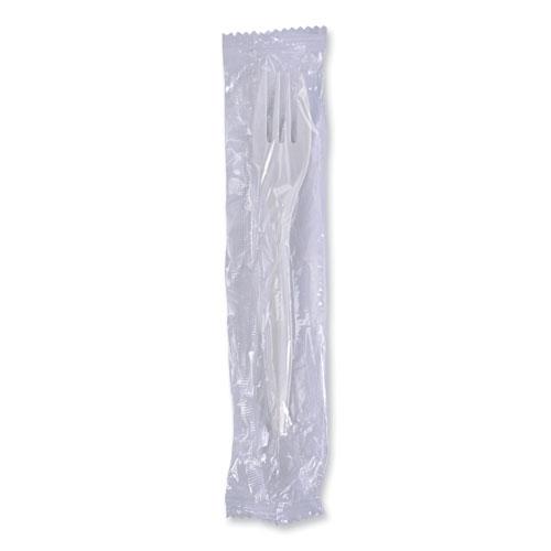 Mediumweight Wrapped Polypropylene Cutlery, Fork, White, 1000/Carton. Picture 7