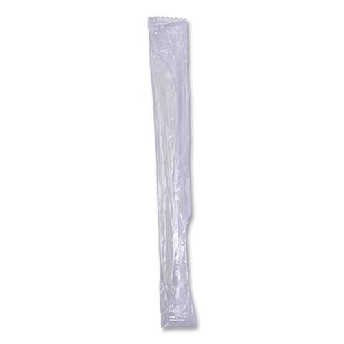Mediumweight Wrapped Polypropylene Cutlery, Knives, White, 1,000/Carton. Picture 7