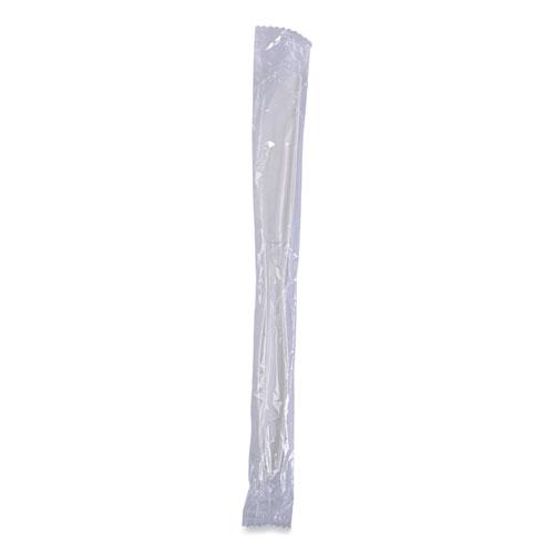 Heavyweight Wrapped Polypropylene Cutlery, Knife, White, 1,000/Carton. Picture 6