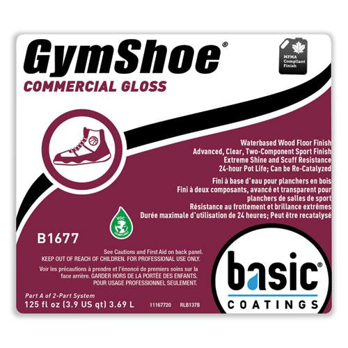 GymShoe Gloss Sport Finish, Mild Scent, 1 gal Bottle, 4/Carton. Picture 4