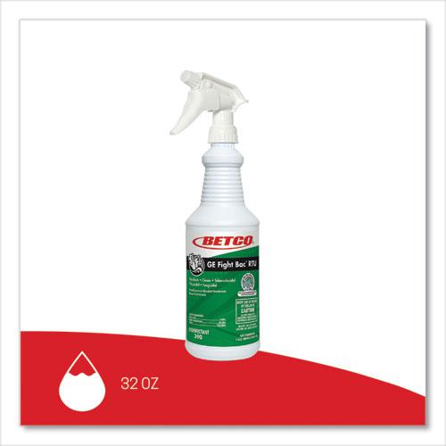 GE Fight Bac RTU Disinfectant, Fresh Scent, 32 oz Bottle, 12/Carton. Picture 4
