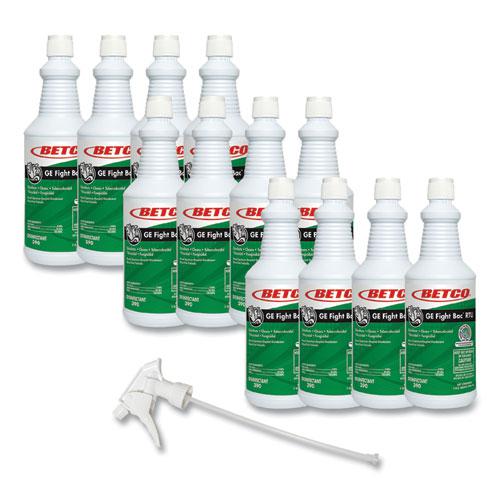 GE Fight Bac RTU Disinfectant, Fresh Scent, 32 oz Bottle, 12/Carton. Picture 7