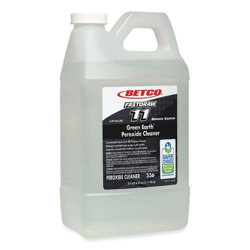Green Earth Peroxide Cleaner, Fresh Mint Scent, 2 L Bottle, 4/Carton. Picture 1