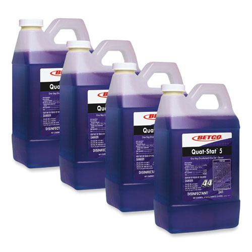 Quat-Stat 5 Disinfectant, Lavender Scent, 2 L Bottle, 4/Carton. Picture 7
