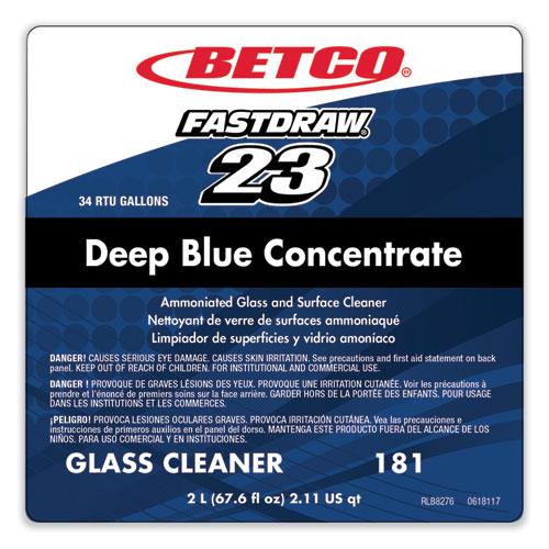 Deep Blue Glass and Surface Cleaner, 2 L Bottle, 4/Carton. Picture 8