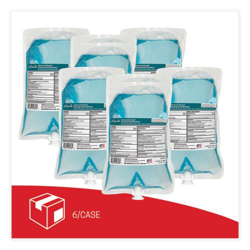 Clario Advanced Alcohol Foaming Sanitizer, 1,000 mL Bag, Citrus, 6/Carton. Picture 2