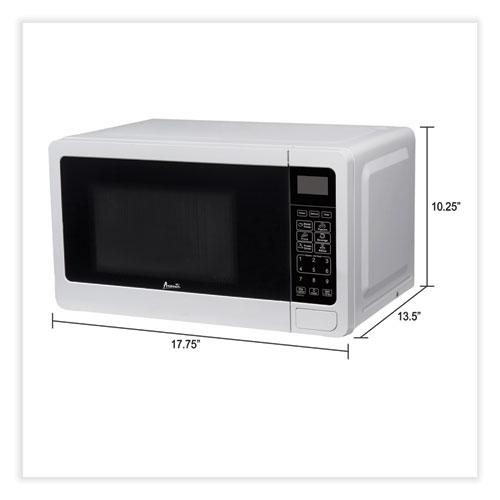 0.7 Cu Ft Microwave Oven, 700 Watts, White. Picture 2