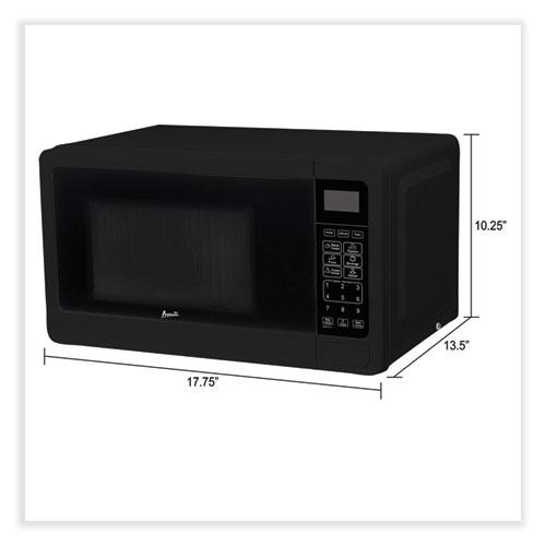 0.7 Cu Ft Microwave Oven, 700 Watts, Black. Picture 4