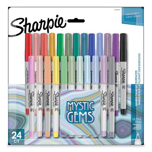 Mystic Gems Markers, Ultra-Fine Needle Tip, Assorted, 24/Pack. The main picture.