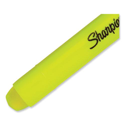 Gel Highlighters, Fluorescent Yellow Ink, Bullet Tip, Yellow Barrel. Picture 6