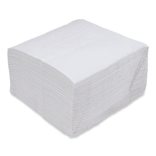 Dinner Napkin, 1-Ply, 17 x 17, White, 250/Pack, 12 Packs/Carton. Picture 1