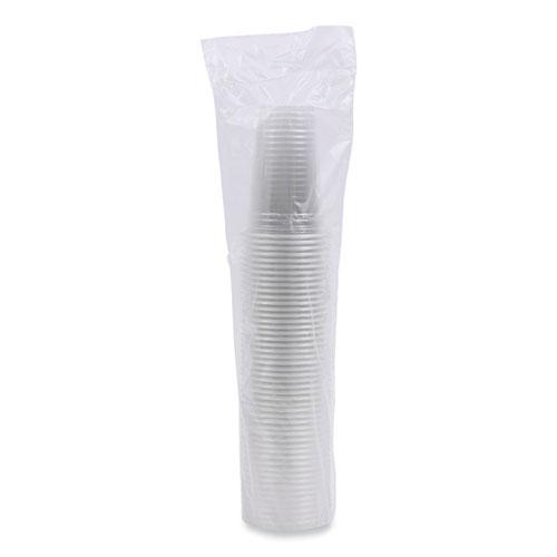 Clear Plastic Cold Cups, 20 oz, PET, 50 Cups/Sleeve, 20 Sleeves/Carton. Picture 7