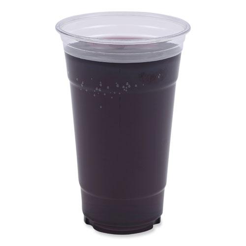 RK Ribbed Cold Drink Cups, 12 oz, Translucent, 50/Sleeve, 20 Sleeves/Carton