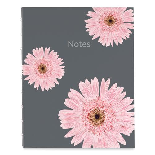 NotePro Notebook, 1-Subject, Medium/College Rule, Pink/Gray Cover, (75) 9.25 x 7.25 Sheets. Picture 3