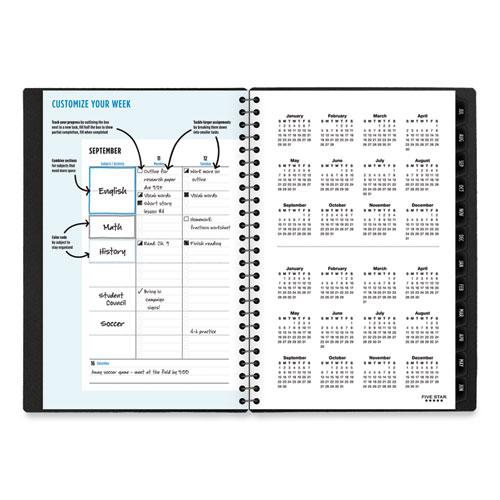 Academic Year Customizable Student Weekly/Monthly Planner, 8.5 x 6.75, 12-Month (July to June), 2024 to 2025. Picture 2