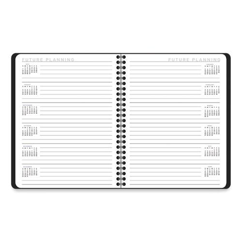 Contempo Lite Academic Year Weekly/Monthly Planner, 8.75 x 7.87, Black Cover, 12-Month (July to June) 2024 to 2025. Picture 5