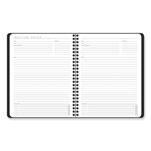 Contempo Lite Academic Year Weekly/Monthly Planner, 8.75 x 7.87, Black Cover, 12-Month (July to June) 2024 to 2025. Picture 7