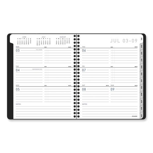 Contempo Lite Academic Year Weekly/Monthly Planner, 8.75 x 7.87, Black Cover, 12-Month (July to June) 2024 to 2025. Picture 8