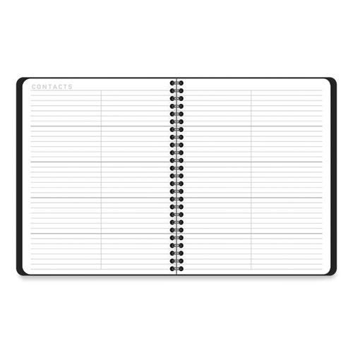 Contempo Lite Academic Year Weekly/Monthly Planner, 8.75 x 7.87, Black Cover, 12-Month (July to June) 2024 to 2025. Picture 10