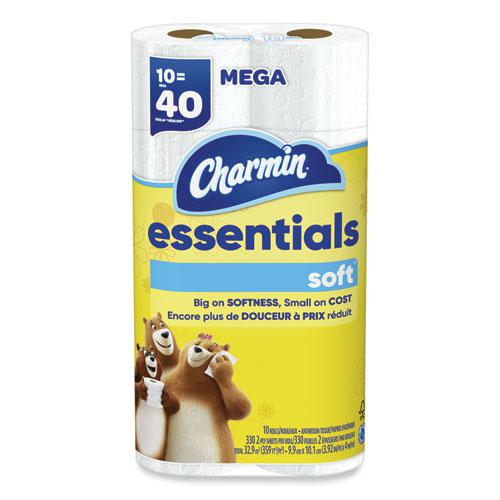 Essentials Soft Bathroom Tissue, Septic Safe, 2-Ply, White, 330 Sheets/Roll, 30 Rolls/Carton. Picture 1