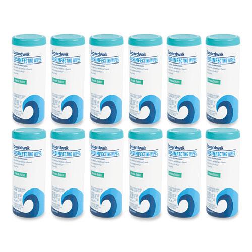Disinfecting Wipes, 7 x 8, Fresh Scent, 35/Canister, 12 Canisters/Carton. Picture 1