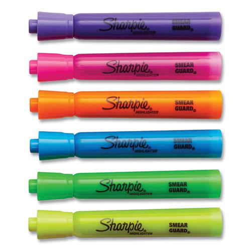 Tank Style Highlighters, Assorted Ink Colors, Chisel Tip, Assorted Barrel Colors, 36/Pack. Picture 2