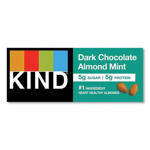 Nuts and Spices Bar, Dark Chocolate Almond Mint, 1.4 oz Bar, 12/Box. Picture 6