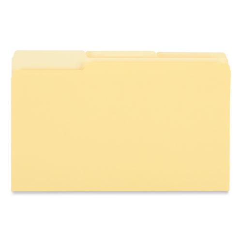 Interior File Folders, 1/3-Cut Tabs: Assorted, Letter Size, 11-pt Stock, Assorted Colors, 100/Box. Picture 3