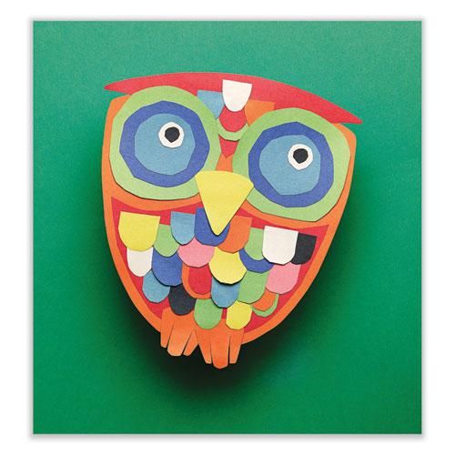 SunWorks Construction Paper, 50 lb Text Weight, 9 x 12, Bright Green, 50/Pack. Picture 3