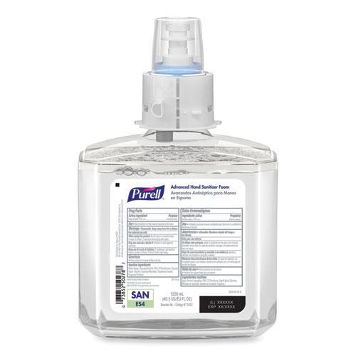 Advanced Hand Sanitizer Foam, For ES4 Dispensers, 1,200 mL Refill, Refreshing Scent, 2/Carton. Picture 2