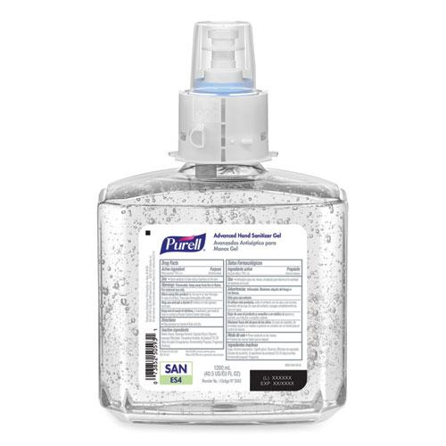 Advanced Hand Sanitizer Gel Refill, 1,200 mL, Clean Scent, For ES4 Dispensers, 2/Carton. Picture 2