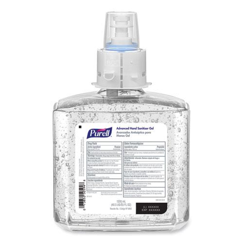 Advanced Hand Sanitizer Gel Refill, 1,200 mL, Clean Scent, For ES6 Dispensers, 2/Carton. Picture 2