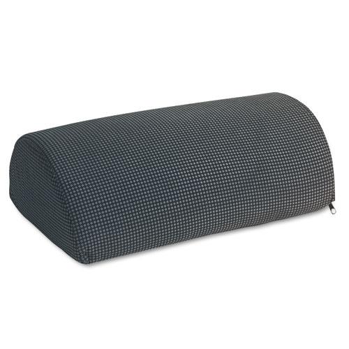 Half-Cylinder Padded Foot Cushion, 17.5w x 11.5d x 6.25h, Black. Picture 1