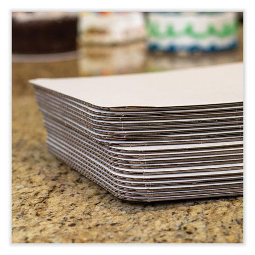 Bakery Bright White Cake Pad, Double Wall Pad, 19 x 14 x 0.31, White, Paper, 50/Carton. Picture 3