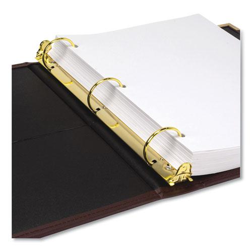 Classic Collection Ring Binder, 3 Rings, 1" Capacity, 11 x 8.5, Burgundy. Picture 6