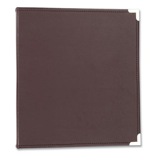 Classic Collection Ring Binder, 3 Rings, 1" Capacity, 11 x 8.5, Burgundy. Picture 3