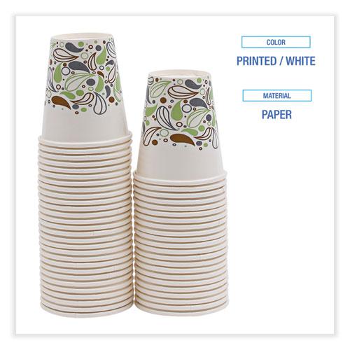 Deerfield Printed Paper Cold Cups, 12 oz, 50 Cups/Sleeve, 20 Sleeves/Carton. Picture 3