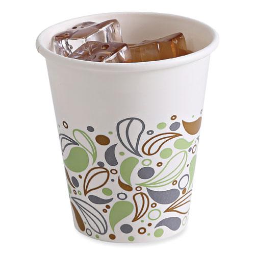 Deerfield Printed Paper Cold Cups, 12 oz, 50 Cups/Sleeve, 20 Sleeves/Carton. Picture 1