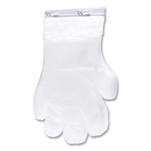 Reddi-to-Go Poly Gloves on Wicket, One Size, Clear, 8,000/Carton. Picture 1