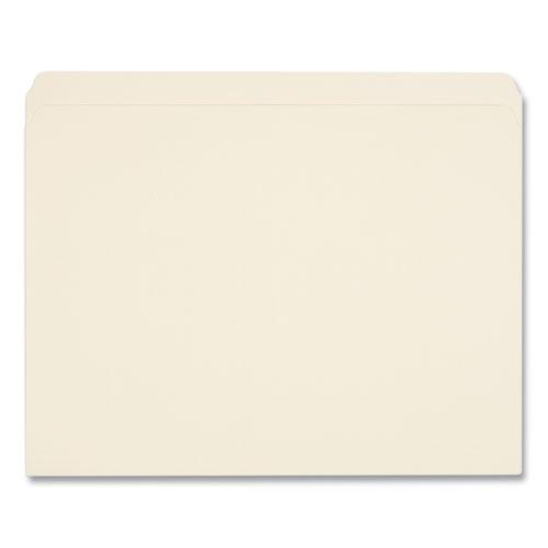 Top Tab File Folders, Straight Tabs, Letter Size, 0.75" Expansion, Manila, 100/Box. Picture 4
