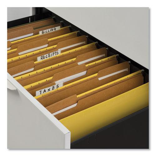 Reinforced Kraft Top Tab File Folders, 1/3-Cut Tabs: Assorted, Legal Size, 0.75" Expansion, Brown, 100/Box. Picture 2