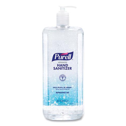 Advanced Hand Sanitizer Refreshing Gel, 1.5 L Pump Bottle, Clean Scent. Picture 1