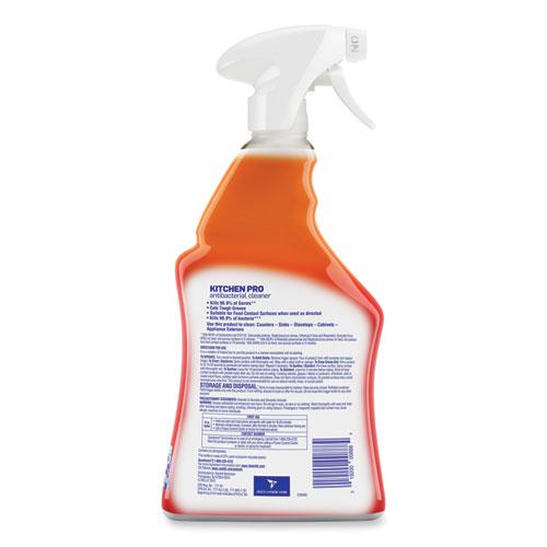 Kitchen Pro Antibacterial Cleaner, Citrus Scent, 22 oz Spray Bottle, 9/Carton. Picture 3