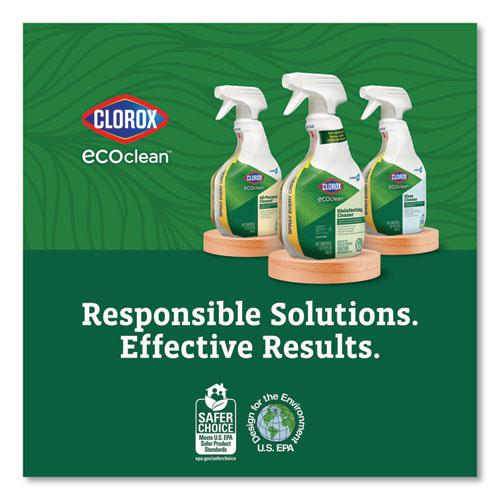 Clorox Pro EcoClean Glass Cleaner, Unscented, 32 oz Spray Bottle, 9/Carton. Picture 1