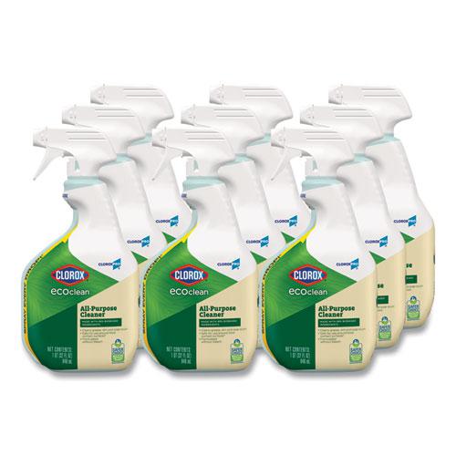 Clorox Pro EcoClean All-Purpose Cleaner, Unscented, 32 oz Spray Bottle, 9/Carton. Picture 1