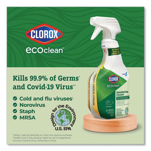 Clorox Pro EcoClean Disinfecting Cleaner, Unscented, 128 oz Refill Bottle, 4/Carton. Picture 5