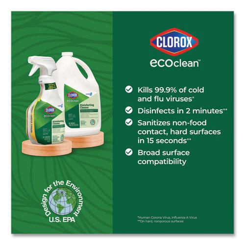 Clorox Pro EcoClean Disinfecting Cleaner, Unscented, 128 oz Refill Bottle, 4/Carton. Picture 9