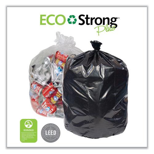 Eco Strong Plus Can Liners, 40 gal, 14 mic, 40 x 46 Natural, 250/Carton. Picture 4