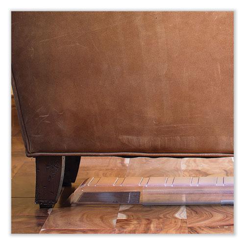 Under Furniture Air Deflector, 11 x 20 x 1.25, Clear. Picture 3