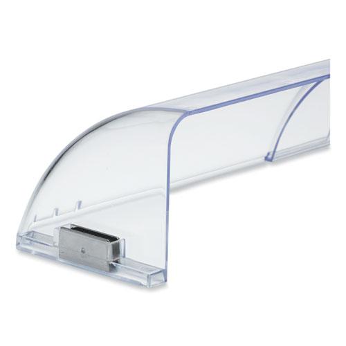 Premium Unbreakable Air Deflector, 3.87 x 9 x 2.75, Clear. Picture 3